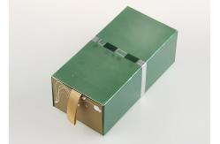 China Embossing / Hot Foil Stamping Cardbaord Gift Boxes With Ribbon Drawer Lid supplier