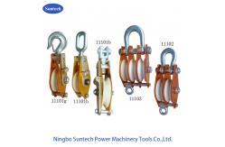 China MC Nylon Sheave 100KN Conductor Stringing Blocks supplier