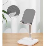 Alu Alloy ABS Silicone Cell Phone Stand For Desk Adjustable
