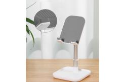 China Alu Alloy ABS Silicone Cell Phone Stand For Desk Adjustable supplier
