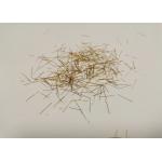 0.2*6mm Concrete Micro Steel Fiber 2500Mpa Copper Wire Material for sale