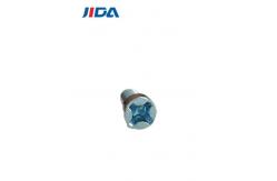 China 6.5mm Pan Head Threaded M3 Phillips Screw Zinc Plated supplier