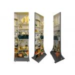 All-in-one Double Sided Ultra Thin Poster LED Screen Indoor Moveable for sale