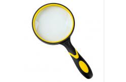 China Customized Large Glass Magnifier , Durable Illuminated Hand Magnifier Easy Operation supplier
