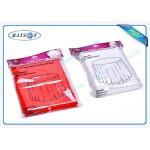 Red Square / Round Disposable Washcloths 100% Virgin Polypropylene for sale