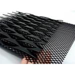 Big Hole Black Powder Coated Expanded Aluminium Mesh for sale