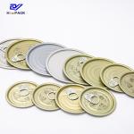 Tin Can Aluminum Lids Full Sizes Aluminum Foil Peel Off End Lids For Tins for sale