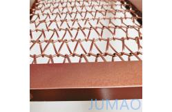 China 1x3 Copper Metal Mesh Divider Wall Partitions Cutomized supplier