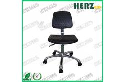 China ESD Safe Adjustable PU foaming Swivel Safety Chair With Foot Rest supplier