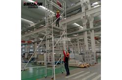 China Easy Install Mobile Aluminum Scaffolding Tower 3m 12m Height supplier