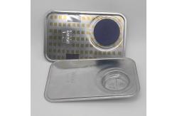 China 126mm Engine Oil Canning Lids Tinplate Easy Opne Lids Square Shape supplier