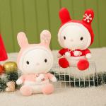 ODM Skin Friendly 20cm Snowflake Rabbit Plush Toy