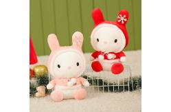 China ODM Skin Friendly 20cm Snowflake Rabbit Plush Toy supplier