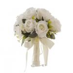 Wholesale Silk Rose Flower Bouquet Decorative Wedding Flowers Bridal Bouquets for sale