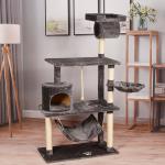 Dark Grey Detachable Sisal Cat Scratching trees toys for sale