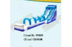 China Aldult Ceommercial Grade Inflatable Large Water Slides With Pool supplier