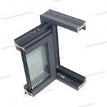Double Glazed Aluminum System Windows 7m With Thermal Break Strip Inserted for sale