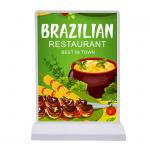 A4 Table Stand Menu Display Board Panel Advertising Rechargeable Light Box