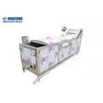 98 Celsius Vegetable Blanching Machine High Automation Control For Food Processing for sale