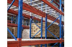 China 600x800 Metal Mesh Decking Galvanized Surface For Box Beam Pallet Racks supplier