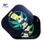 Customized Weed Rectangle Tin Box With Lid Custom Weed Packaging Can for sale