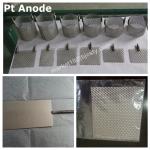 ASTM B338 Approved Black Electronic Titanium Anode / Custom Titanium Partss for Precision Welding for sale