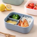 Silicone Bento Box for Kids, Toddlers and Adults - Microwave, Dishwasher, Freezer and Oven safe - Lunch, Snack for sale