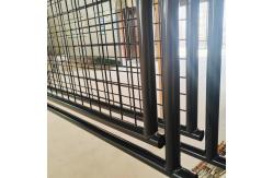 China Low Carbon Black Welded Wire Fence PVC Coated 1m - 3m Length supplier