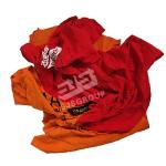 Assorted Color Terry Clothing Rags Industrial Textile Waste Cotton Wiping Cloth T Shirt Rags for sale