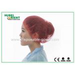 One Time Soft Non Woven Bouffant Cap With Single Elastic