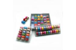 China customized macaron package paper card box/plastic tray/fold paper box supplier