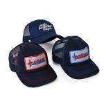 100% Polyester Mesh Trucker Caps With Velcro Patch Curved Brim for sale