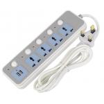 Multi - Function Mountable Power Strip Independent Switch Plug - In Smart USB Plug - In Tow Board for sale