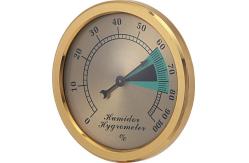 China Tobacco Cigar Hygrometer 37.8mm Diameter Round Shape For Humidors Smoking supplier