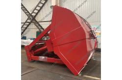 China 12CBM radio remote control clamshell grab bucket for bulk material supplier