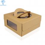 Custom Food CupCake Packaging Lunch Cardboard Craft Kraft PaPer Corrugated Mailer Boxes for sale