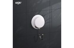 China No Residue White Suction Cup Hooks , Silicone Glue Heavy Duty Towel Hooks supplier
