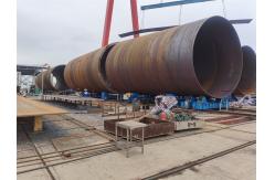 China Offshore Traverse 200t Welding Turning Rolls With Rubber Tyre CE ISO supplier