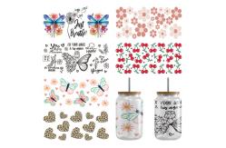 China Stretchable UV DTF Cup Wrap Transfers Label Waterproof 16oz 24oz 20oz 40oz supplier