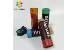 China Tea Dry Fruit Packaging Paper Box Packaging Custom Recyclable Push Up Kraft Tube supplier