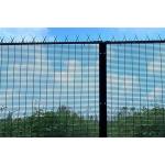 Bolts Included Garden 2.8mm Welded Wire Mesh Fencing Panels Pvc Coated Curved Design for sale
