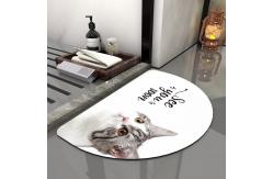 China Quick Drying Bathroom Washroom Absorbent Bath Mats Non Slip supplier