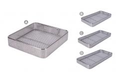 China Stackable Structure Stainless Steel Wire Mesh Baskets For Medical Sterilization supplier