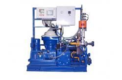 China Self Discharge Fuel Oil Separator Centrifuge Machine Automatic Control Belt Drive supplier