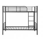 School Bedroom Furniture Iron Metal Bunk Bed Frame Double Set for sale