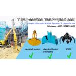 China 30m 35m Long Reach Clamshell Telescopic Arm Three Section Excavator Dipper Arm factory