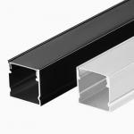 PMMA Opal Matte Diffuser Aluminium LED Strip Good Thermal Conductivity for sale
