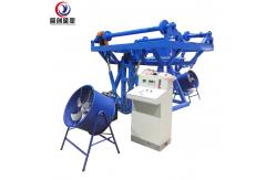 China 11KW Rock And Roll Rotomoulding Machines Delta PLC control 4000*3200*2500mm supplier
