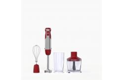 China Stainless Steel Portable Hand Blender Red Stepless Speeds Easy Assembly supplier