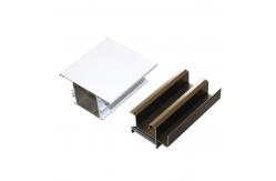 China OEM T5 T6 Anodized Champagene 0.9-1.5mm Aluminum Window Profiles supplier